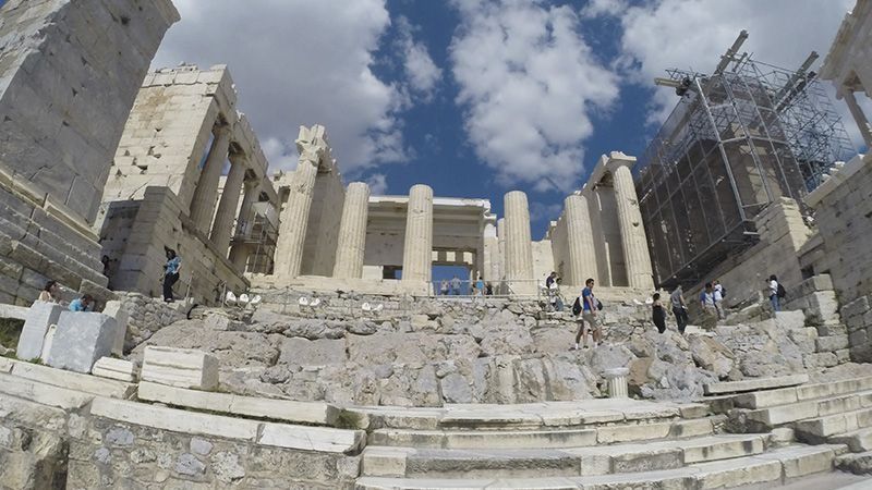 La Acrópolis de Atenas, Grecia