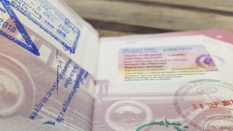 Extender el visado de Sri Lanka