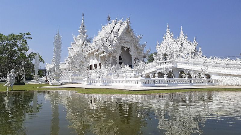 Templo Blanco de Chiang Rai, Tailandia