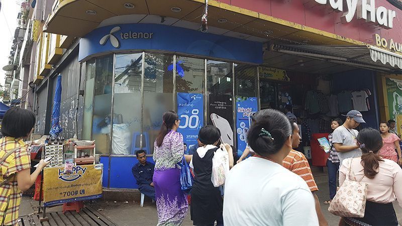 Tarjeta SIM con Internet en Myanmar
