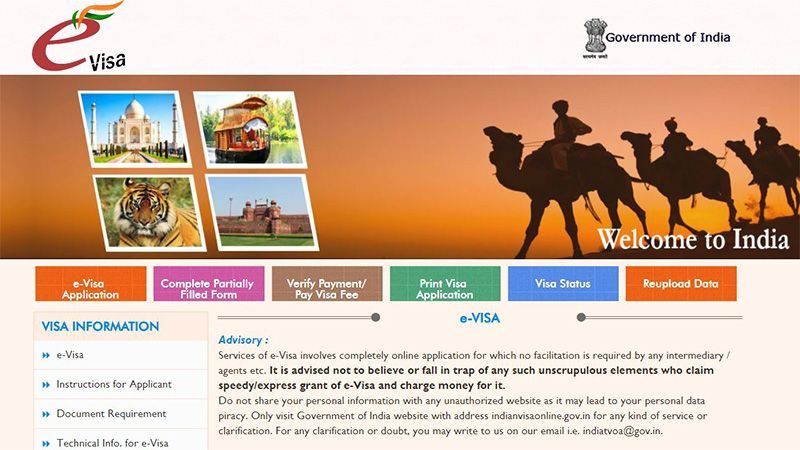 Visado de India Online