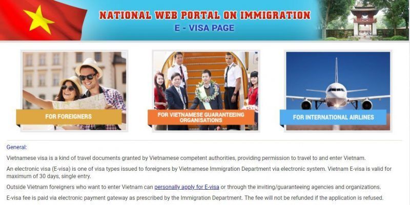 Visado Vietnam Online eVisa