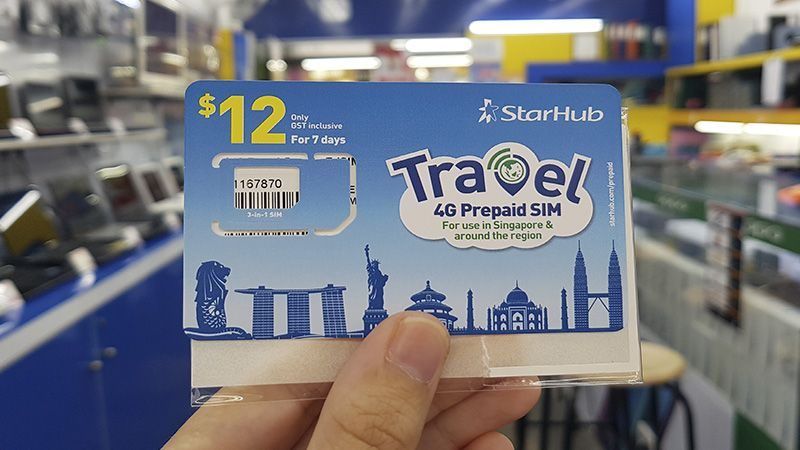 Tarjeta SIM con Internet en Singapur