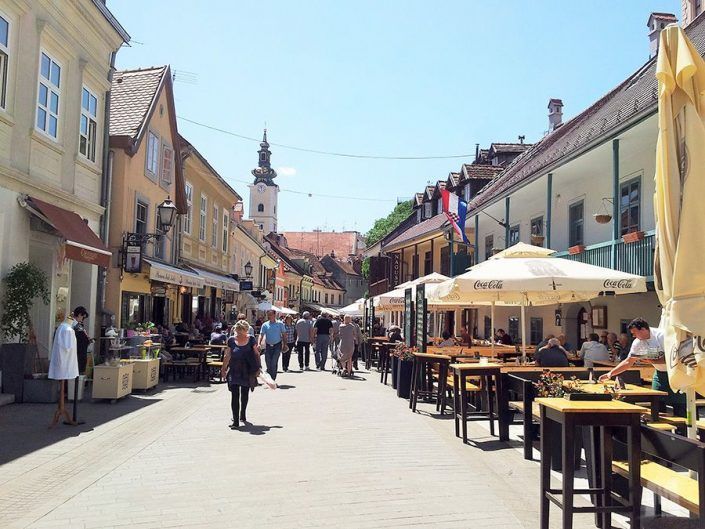 Centro de Zagreb, Croacia