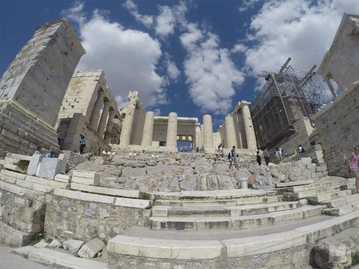 Los Propileos, la Acrópolis de Atenas, Grecia Los Propileos, la Acrópolis de Atenas, Grecia