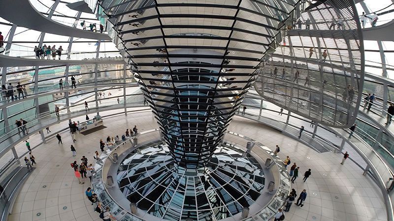 Cúpula del parlamento alemán, Berlín