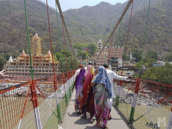 Qué ver en Rishikesh, India - Lakshman Jhula
