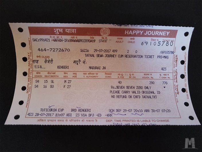 Viajar en tren por India Clases y Billetes