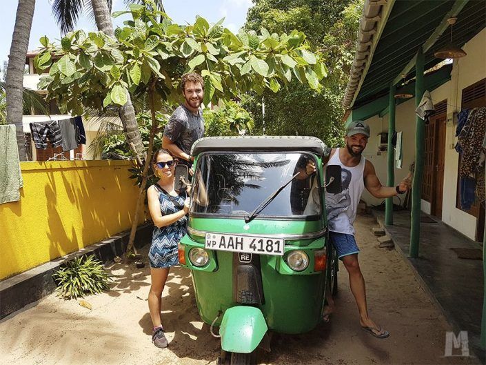 Alquilar un tuk tuk en Sri Lanka