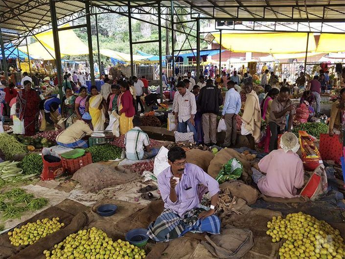 Sunday Local Market de Kodaikanal Sunday Local Market de Kodaikanal