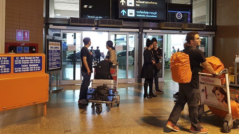 Cómo ir del aeropuerto de Don Mueang a Suvarnabhumi