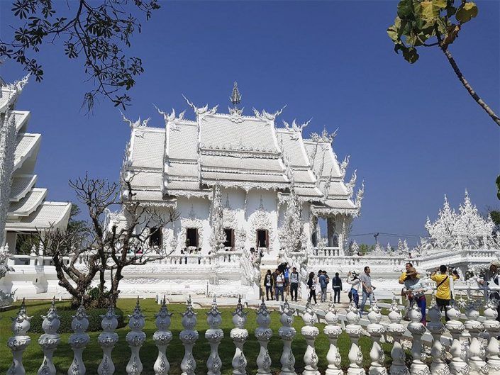 El Templo Blanco de Chiang Rai, Tailandia