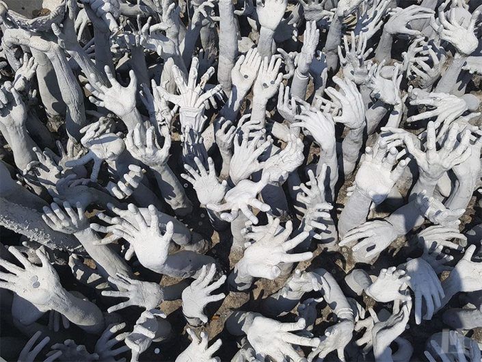 El Templo Blanco de Chiang Rai, Tailandia