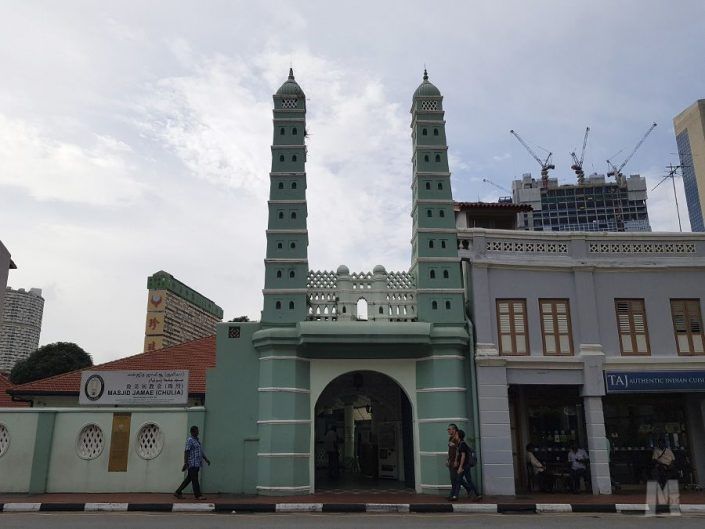 Jamae Mosque en Chinatown, Singapur