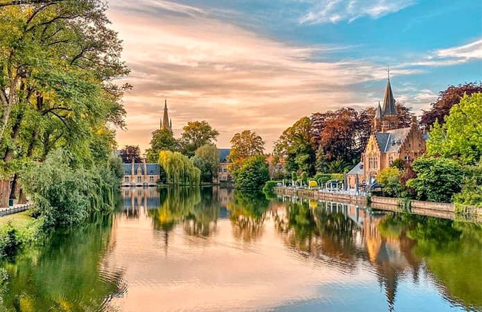 Parque Minnewater, Bélgica