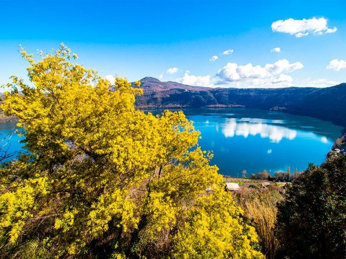 Lago Albano, Roma, Italia