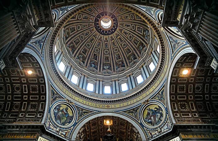 Cúpula de la Basílica de San Pedro del Vaticano
