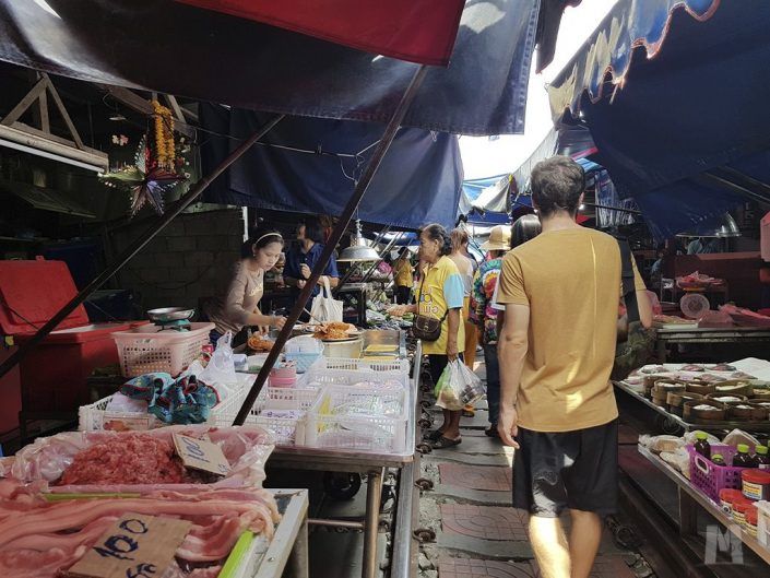 Mercado de Mae Klong, Bangkok - Tailandia