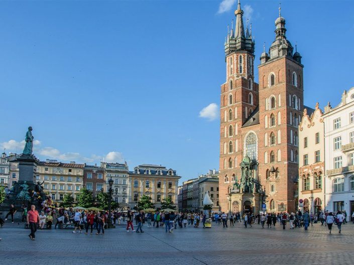 Qué ver en Cracovia en dos días, Polonia - La Plaza del Mercado de Cracovia