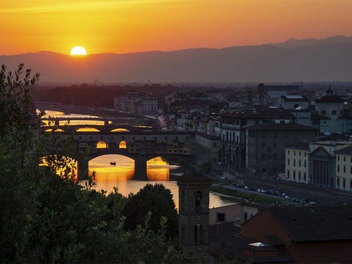 Florencia al atardecer