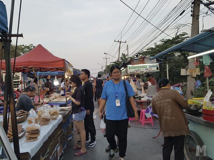 Mercado nocturno de Ayutthaya