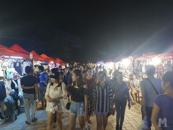 Mercado Nocturno de Vientiane, Laos