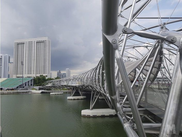 Helix Bridge, Singapur