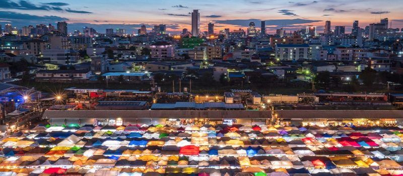 Mercados en Bangkok