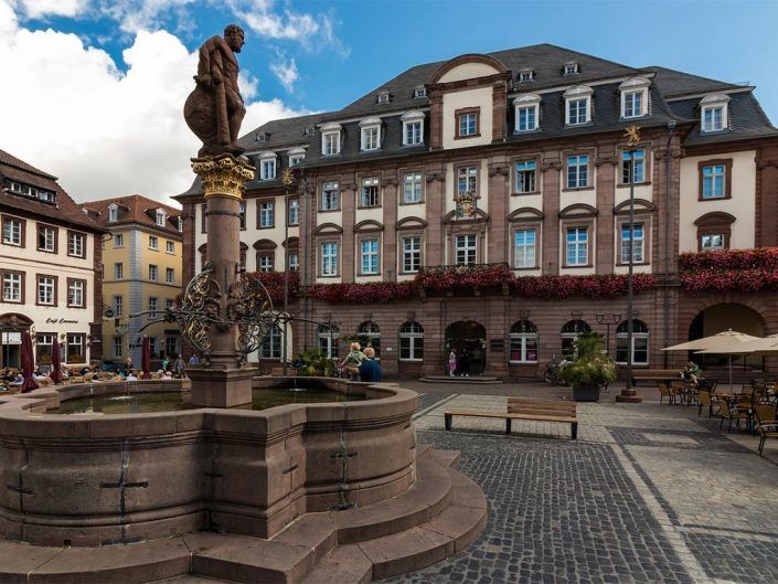 Qué ver en Heidelberg - Plaza del Mercado de Heidelberg Plaza del Mercado de Heidelberg