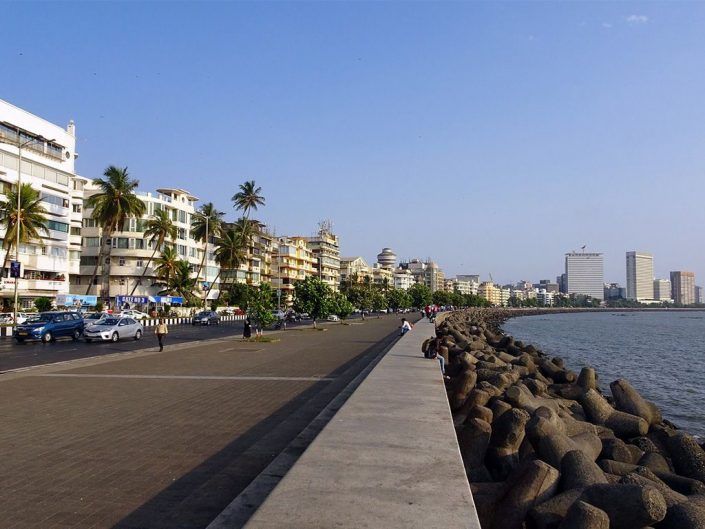Marine Drive y Chowpatty Beach