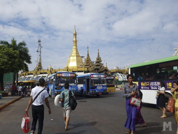 Qué ver en Yangón, Myanmar - Sule Pagoda