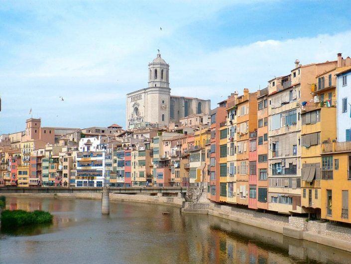 Casas del río Onyar, Girona