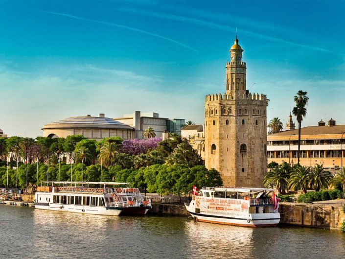 Torre del Oro y el río Gualdaquivir