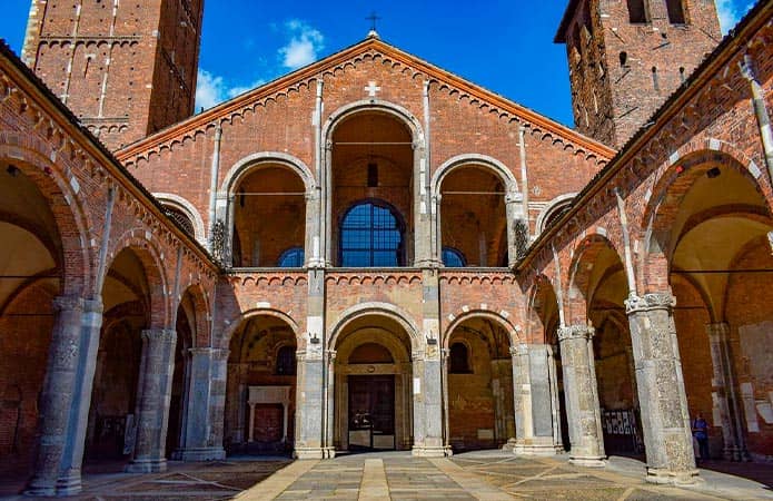 Qué visitar en Milán en dos días - Basílica de San Ambrosio