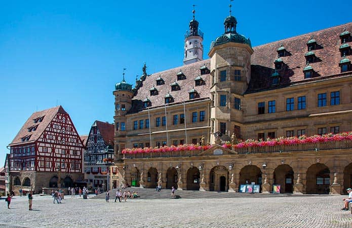 Qué ver en Rothenburg ob der Tauber - Plaza del Mercado