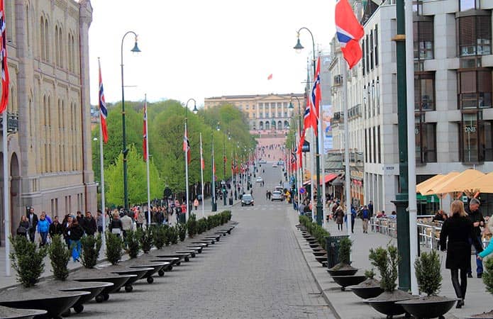 Calle Karl Johans de Oslo