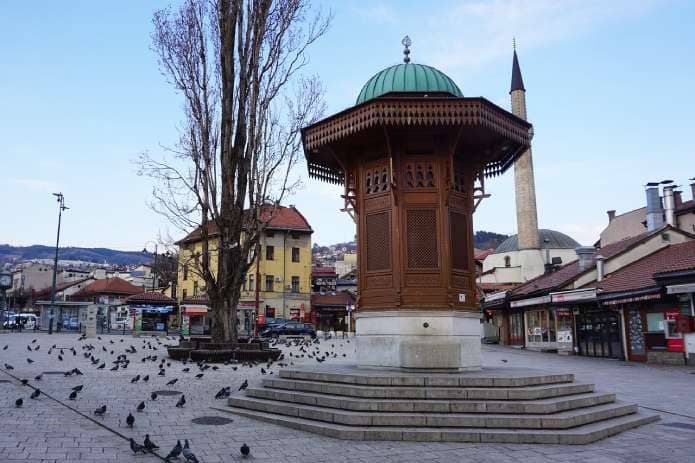 Casco antiguo de Sarajevo