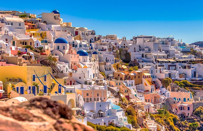 Santorini, una de las islas de Grecia más espectaculares