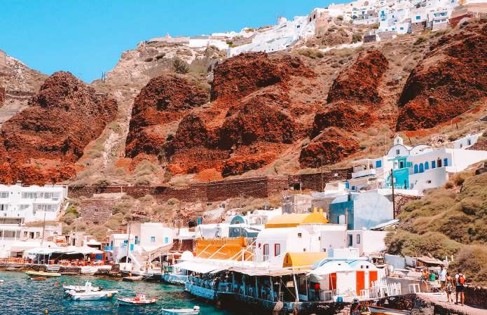 Qué ver en Santorini en 3 días - Bahía de Ammoudi