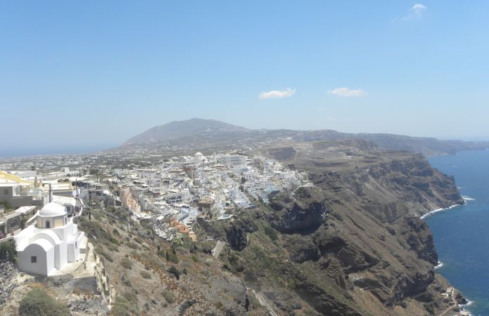 Qué ver en Santorini - Fira