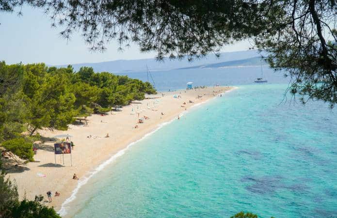 Playa del Cuerno de Oro en Isla de Hvar, Croacia Isla de Brac - Mejores lugares que ver en Croacia
