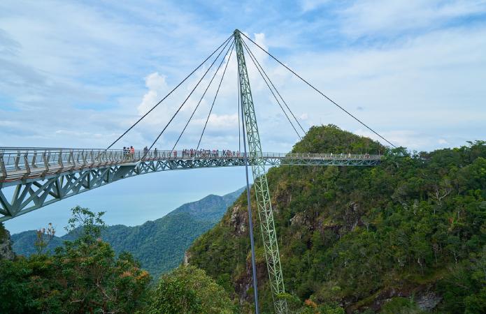 Qué hacer en Langkawi en dos días - Puente suspendido de Langkawi