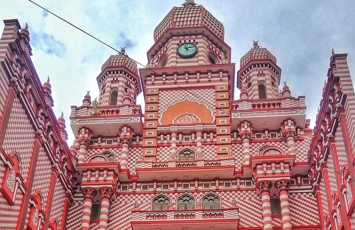 Qué ver en Colombo en un día - Mezquita Roja