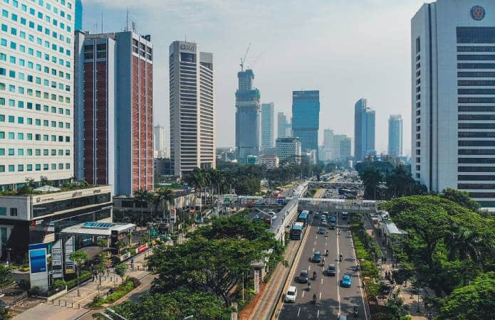 Rascacielos de la capital de Indonesia